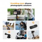 K&F Concept MS13 Magisk Arm med Super Clamp, Super Clamp med 360° Kulehodearm, Kamerafeste Kompatibelt med Blits/DSLR-Kamera/Stabilisator, Klemmestativ med Mobiltelefonholder