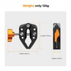 K&F Concept MS13 Magisk Arm med Super Clamp, Super Clamp med 360° Kulehodearm, Kamerafeste Kompatibelt med Blits/DSLR-Kamera/Stabilisator, Klemmestativ med Mobiltelefonholder