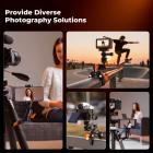 2-pak kameramonteringsklemme, super krabbeklemme med 1/4" gevindhuller til runde rør, flade overflader, skærme, LED-lys og andet fotografisk tilbehør K&F CONCEPT