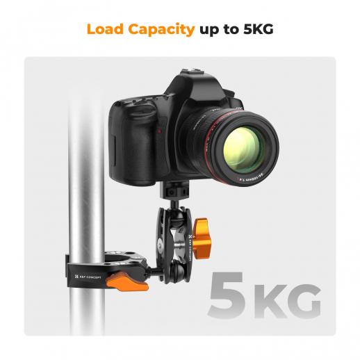 Braccio Magico Con Doppia Testa Sferica 360°: Supporto Universale Per Fotocamera E Luci!