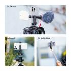 K&F Concept Mobiltelefonholderklemme med to koldskomontering 360° justering