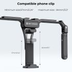 K&F CONCEPT mini mobiltelefon speil sammenleggbar brakett CNC materiale
