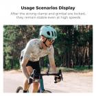 K&F Concept superklemme med kulehode, 1/4″ skrue, superklemme med actionkameraadapter og kaldsko, klemmestativ kompatibel med blits/DSLR/stabilisator/mikrofon/mobiltelefonholder osv.	