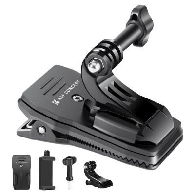 Montura Clip Rápido 360° K&F Concept para Correa de Mochila - Compatible con GoPro, DJI Action e Insta360