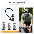 K&F Concept Supporto magnetico da collo per telecamera d'azione