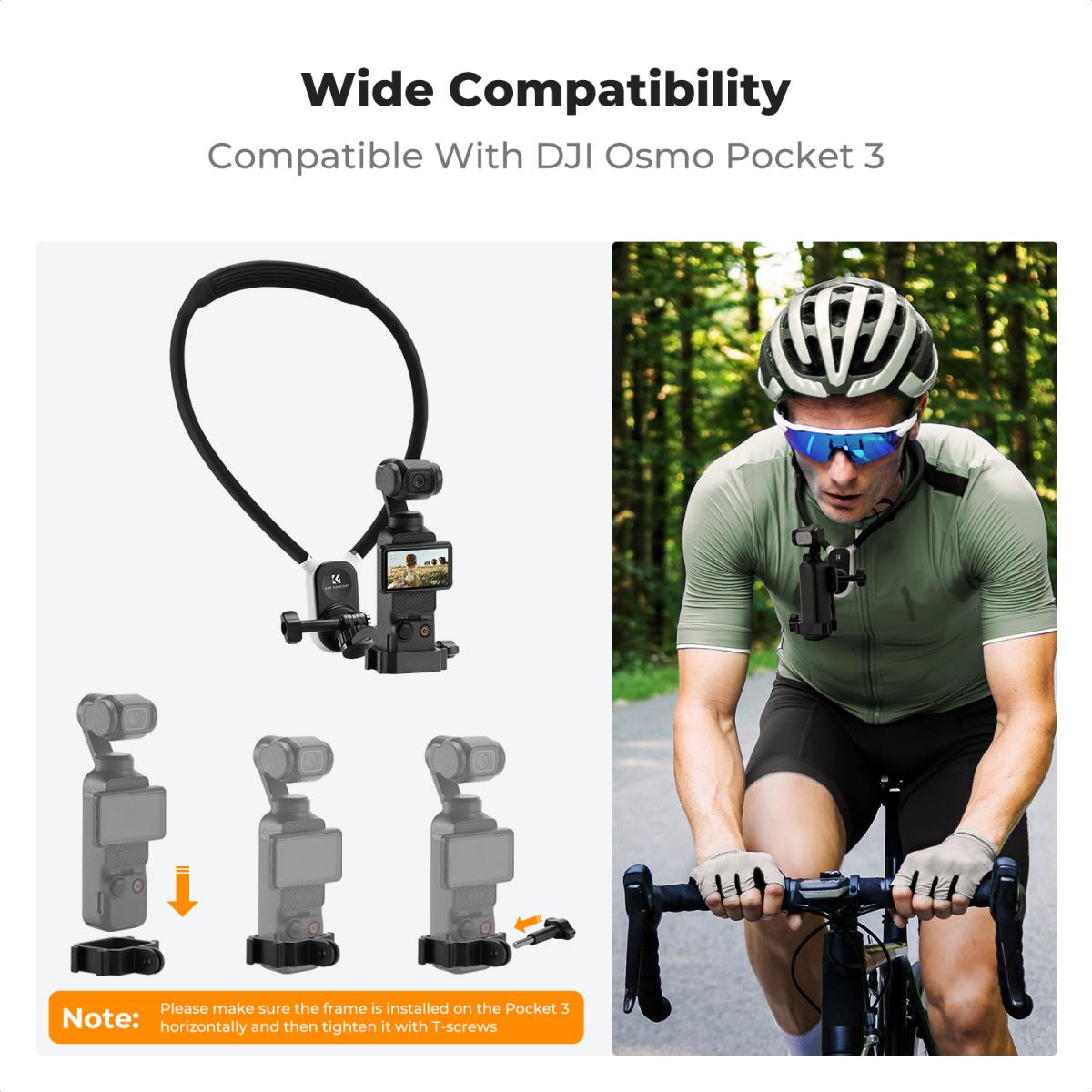 K&F Concept magnetisk halshållare för actionkamera