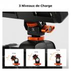 Support de moniteur de terrain pivotant et inclinable réglable avec support de griffe froide
