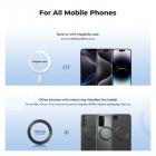 Flexibel magnetisk mobiltelefonhållare, med magnetisk guide, Bluetooth-fjärrkontroll, mobillina, Gopro-adapter, MS35