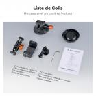 Support de caméra à ventouse 3" avec bras magique