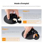 Support de caméra à ventouse 6" avec bras magique