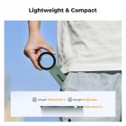 K&F CONCEPT Magnetisk Telefonstativ, 23N Stærk Magnetisk Ministativ Aluminiumslegering Lomme Selfiestang, Mag Sikker Telefonholder Kompatibel med iPhone 17 16 15 14 13 12-serien (Grøn)