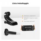 Supporto adattatore magnetico a sgancio rapido per DJI Osmo Action 5 Pro, con foro per vite da 1/4/collegamento adattatore, espansione staffa in lega di alluminio per accessori Osmo Action 4/Action 3