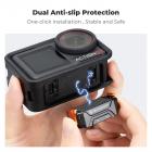 Magnetisk Quick Release Adapter Mount til DJI Osmo Action 5 Pro, med 1/4 skruehul/adapterforbindelse, aluminiumslegeringsbeslagsudvidelse til Osmo Action 4/Action 3 tilbehør