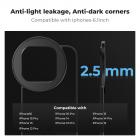 K&F Concept 6,1 tommer magnetisk objektivfilteradapter kompatibel med iPhone og 67 mm gevindfiltre, kompatibel med 16/15/14/13/12, 16/15/14/13/12 Pro (filter medfølger ikke)