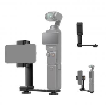 Telefonhalter für DJI Osmo Pocket 3, Erweiterungszubehör für die Handyhalterung mit 1/4-Zoll-Gewindeloch, verwendet mit Stativ und Verlängerungsstange