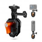 Pince de fixation pour pare-brise K&F Concept pour GoPro Hero 13, 12, 11, 10, 9, support de caméra d'action moto pour DJI Osmo Action 5, 4, 3, pour Insta360 X5, X4, Ace Pro, accessoires moto