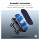 K&F Concept Magnetisk Ryggsekkfeste for DJI Osmo Action 5 Pro, 180° Svingbar Hurtigutløsende Actionkameraholder for GoPro Hero 13 12 11 10 9 Svart, Osmo Actoin 3/4, Insta360 X5 X4 X3, Ace Pro 2