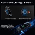 K&F Concept Camera Cage per Insta360 X5, custodia protettiva in lega di alluminio resistente con manopola di sgancio rapido, supporti per slitta a freddo integrati e 1/4