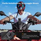 K&F Concept Camera Cage per Insta360 X5, custodia protettiva in lega di alluminio resistente con manopola di sgancio rapido, supporti per slitta a freddo integrati e 1/4