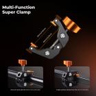 Kit de abrazadera de brazo mágico de 22", soporte para cámara de escritorio, brazo articulado de fricción largo para teléfono, cámara de acción, luz LED, micrófono, K&F CONCEPT