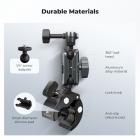 Super Clamp Kamerafäste med 360° Dubbelt Kulhuvud, Styrfäste för Cykel/Motorcykel/Motorcykel K&F CONCEPT