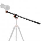 K&F CONCEPT 32" horizontale statiefverlengarm, aluminiumlegering, 2-delige afneembare middenkolom met 360° draai- en 180° kantelfunctie voor macrofotografie van bovenaf, draagvermogen 11 lbs.