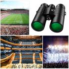 10X42 verrekijker telescoop met Bak-4 prisma voor reizen, jagen, concerten, wandelingen, natuurobservatie