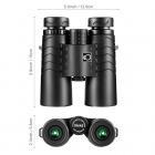 10X42 verrekijker telescoop met Bak-4 prisma voor reizen, jagen, concerten, wandelingen, natuurobservatie