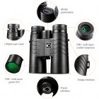 10X42 verrekijker telescoop met Bak-4 prisma voor reizen, jagen, concerten, wandelingen, natuurobservatie