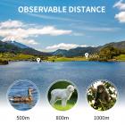 12X50 BAK4 IP68 vedenpitävä prisma monokulaarinen ja älypuhelinsovitinsarja Hämärässä pimeänäkö lintujen tarkkailuun, metsästykseen, retkeilyyn, matkustamiseen ja konsertteihin