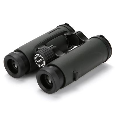   1032dm "H" 10 * 32 HD Binoculares para adultos - Prismas BaK-4 con revestimiento dieléctrico y de fase - Impermeable y antivaho - Verde militar