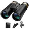 K&F Concept HY1242 12x42 HD Binocolocon oculare da 20 mm e visione chiara BAK4 per birdwatching, caccia e sport