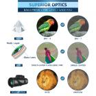 12x50 monokulär med smartphonehållare och stativ, FMC-beläggning och BAK4-prisma, vattentät, anti-dimma, lämplig för fågelskådning, jakt, vandring, konsert, resor