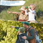 مناظير 8x21 للأطفال ، عالية الدقة ومقاومة للصدمات منظار مناظير للأطفال لمشاهدة الطيور والتنزه والتخييم والسفر والتعلم وألعاب التجسس والاستكشاف الأخضر