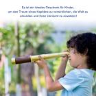 Brass Pirate Spotscope, Vedenpitävä Pocket Mini Spotscope, 25x30, Zoomattava taitettava Vintage Spotscope navigointiin, purjehdukseen, kaukokatseluun, pelaamiseen, matkustamiseen, retkeilyyn, metsästykseen