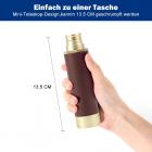 Brass Pirate Spotscope, Vedenpitävä Pocket Mini Spotscope, 25x30, Zoomattava taitettava Vintage Spotscope navigointiin, purjehdukseen, kaukokatseluun, pelaamiseen, matkustamiseen, retkeilyyn, metsästykseen