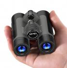 10x25 مناظير صغيرة محمولة ، موشور BAK4 ، رؤية ليلية منخفضة الإضاءة للبالغين والأطفال ، منظار صغير قابل للطي ومقاوم للماء لمشاهدة الطيور والصيد والمشي لمسافات طويلة