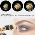 3×25 Opera-kiikarit, kaikki metallia kahvalla Naisten Retro-pieni kiikarit