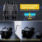 Digital HD infrarød nattesynskikkert til voksne, 4x digital zoom, håndfri, hovedmonteret Full HD-kikkert, synsafstand på 300 meter / 984 fod NV8000