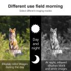 R7 Digital Night Vision -monokulaarinen, 5-kertainen digitaalinen zoom, 7-tasoinen säädettävä infrapunakirkkaus metsästykseen, villieläinten tarkkailu, erämaahan tutkiminen 100 % pimeässä