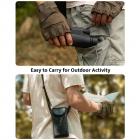 Tehokas 10x42 monokulaari, aikuisten monokulaari BAK4-prismalla ja FMC-monipäällysteisellä linssillä, kompakti vedenpitävä monokulaari lintujen tarkkailuun retkeilyretkellä, rannehihnalla