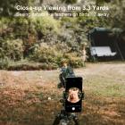 Tehokas 10x42 monokulaari, aikuisten monokulaari BAK4-prismalla ja FMC-monipäällysteisellä linssillä, kompakti vedenpitävä monokulaari lintujen tarkkailuun retkeilyretkellä, rannehihnalla