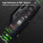 Tehokas 10x42 monokulaari, aikuisten monokulaari BAK4-prismalla ja FMC-monipäällysteisellä linssillä, kompakti vedenpitävä monokulaari lintujen tarkkailuun retkeilyretkellä, rannehihnalla