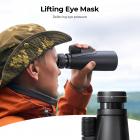 K&F Concept 12x50 monokulaariteleskooppi teräväpiirto BAK-4 Prism IP65 vedenpitävä, musta