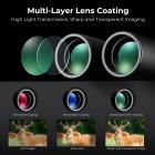 12*50 HD kikkert Sort BAK4, med mobiltelefonholder og stativkonverteringsbeslag