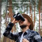 12*50 HD kikkert Sort BAK4, med mobiltelefonholder og stativkonverteringsbeslag