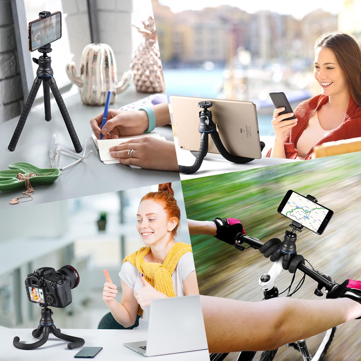 Anello per selfie da 10 '' con supporto per telefono per videocamera Vlog Video Smartphone YouTube per autoripresa