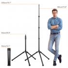 78,75 tum aluminiumfotografi / videostativ stativljusstativ för relfektorer, softboxar, lampor, paraplyer, bakgrunder