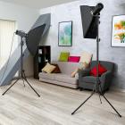 K&F Concept Light Stand 210cm / 82.68 ", Justerbar Alloy Fotograferingslampor stativ stativ för ringbelysning, softboxar, reflektorer, blinkande lampor och annan fotograferingsbelysning