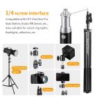 2X 78,8 tums fotograferingsljusstödssats med kulahuvud varm sko för video HTC Vive VR reflektor Softbox